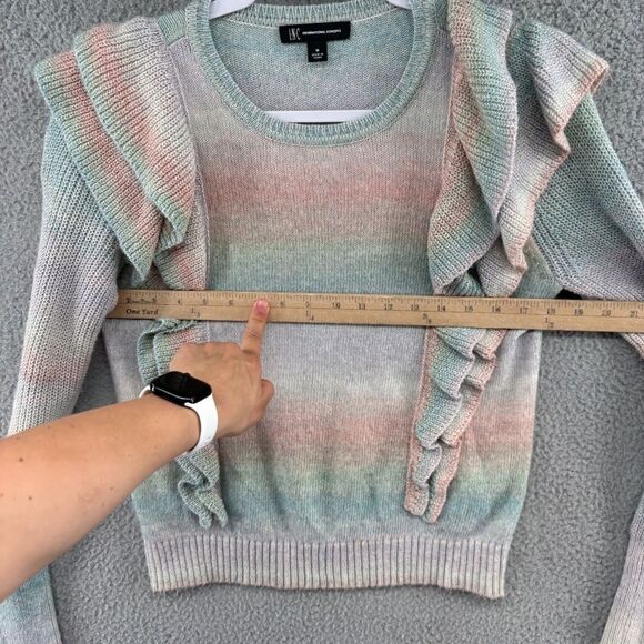 Mermaidcore Ruffle Sweater size medium - Picture 4 of 11